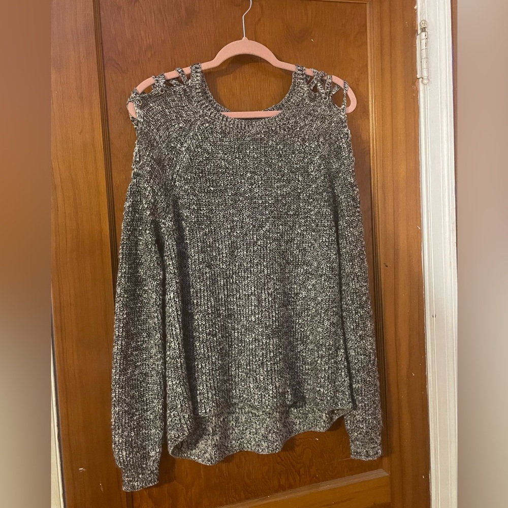 Black/White Cloud Chaser Sweater